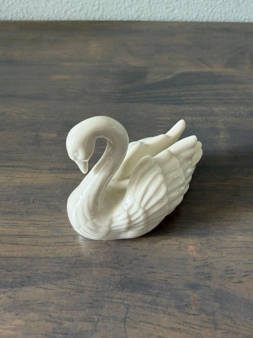 Lenox Swan Place Card Holder Cake Topper Cream Ivory Great Condition